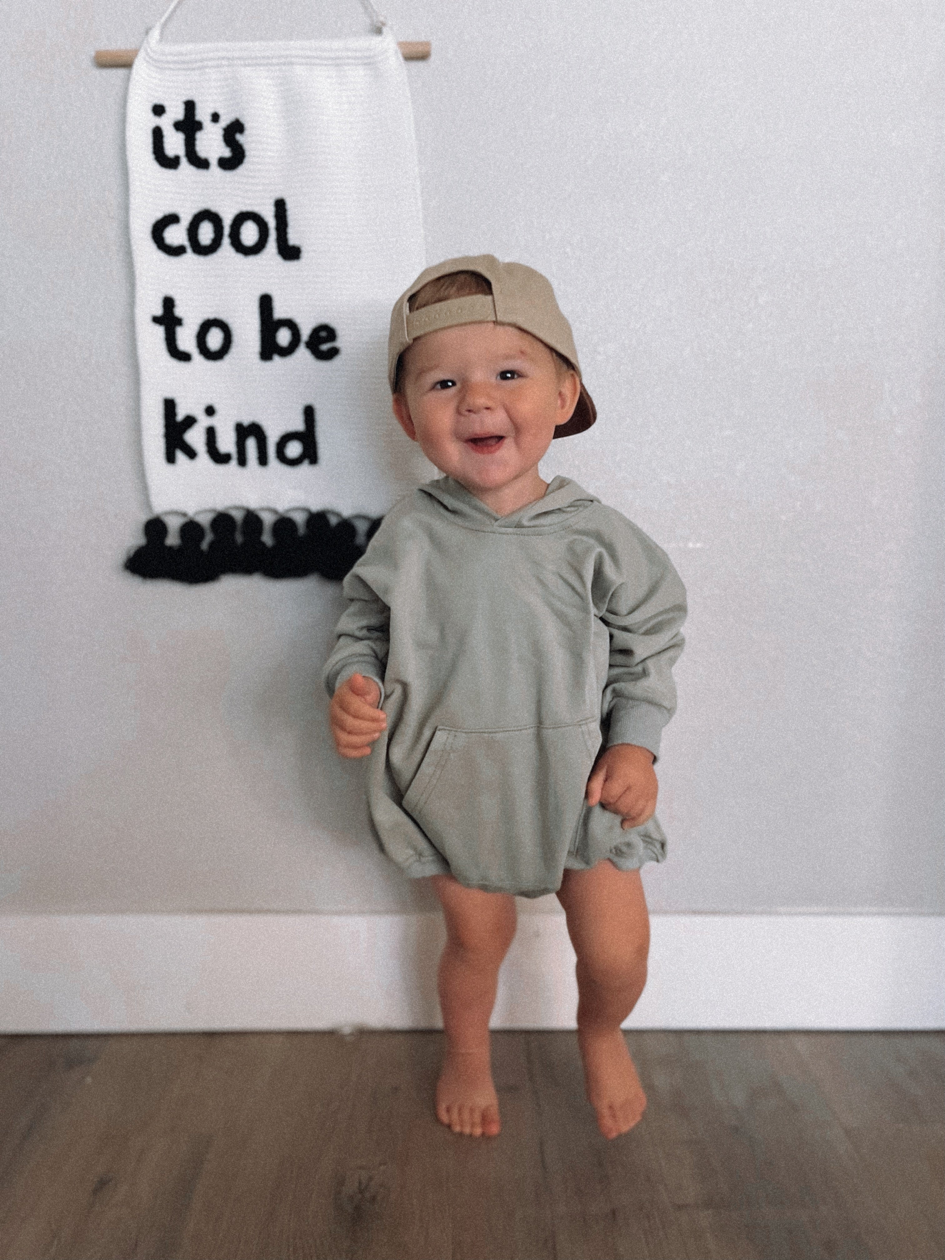 Hoody Pocket Bubble Romper