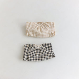 Checker Bubble Romper