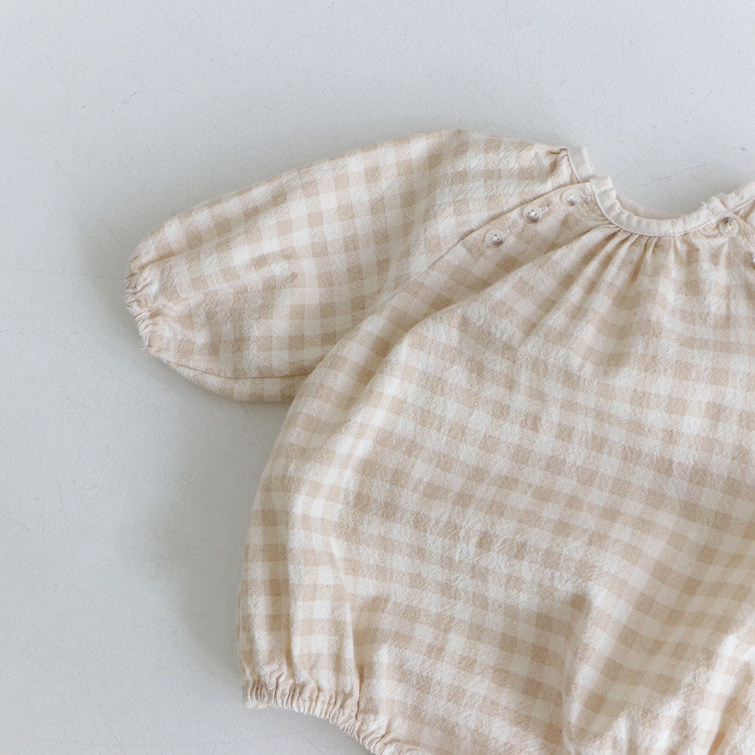 Checker Bubble Romper
