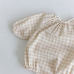 Checker Bubble Romper