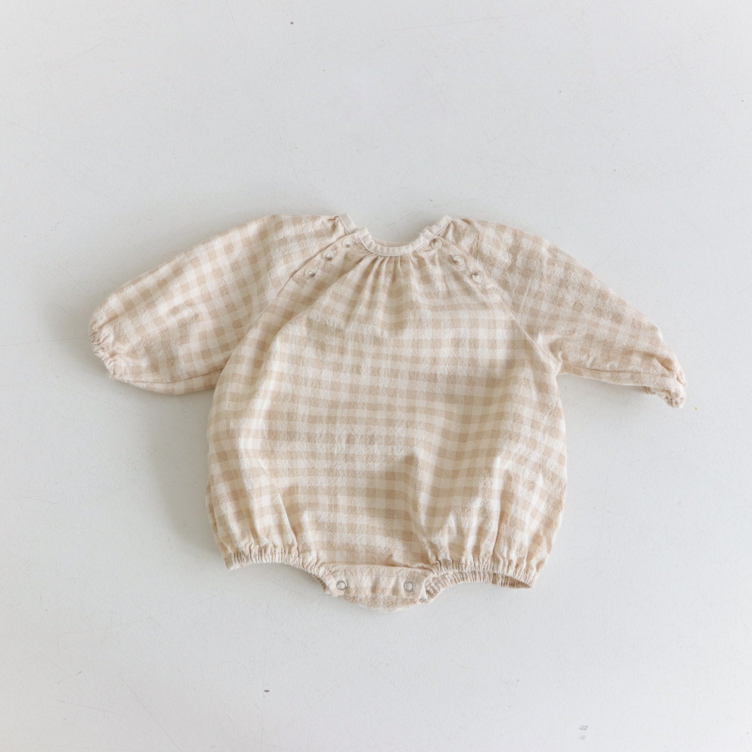Checker Bubble Romper