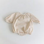 Checker Bubble Romper