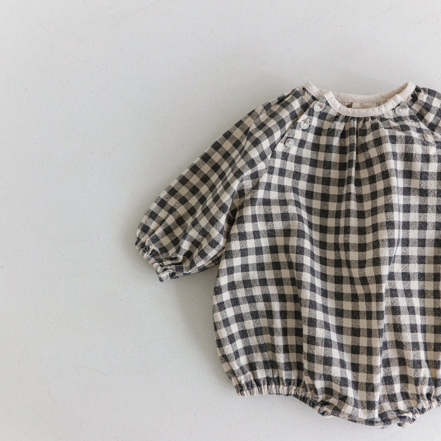 Checker Bubble Romper