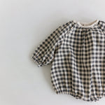 Checker Bubble Romper