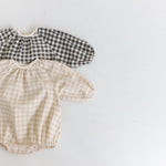 Checker Bubble Romper