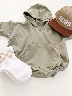 Hoody Pocket Bubble Romper