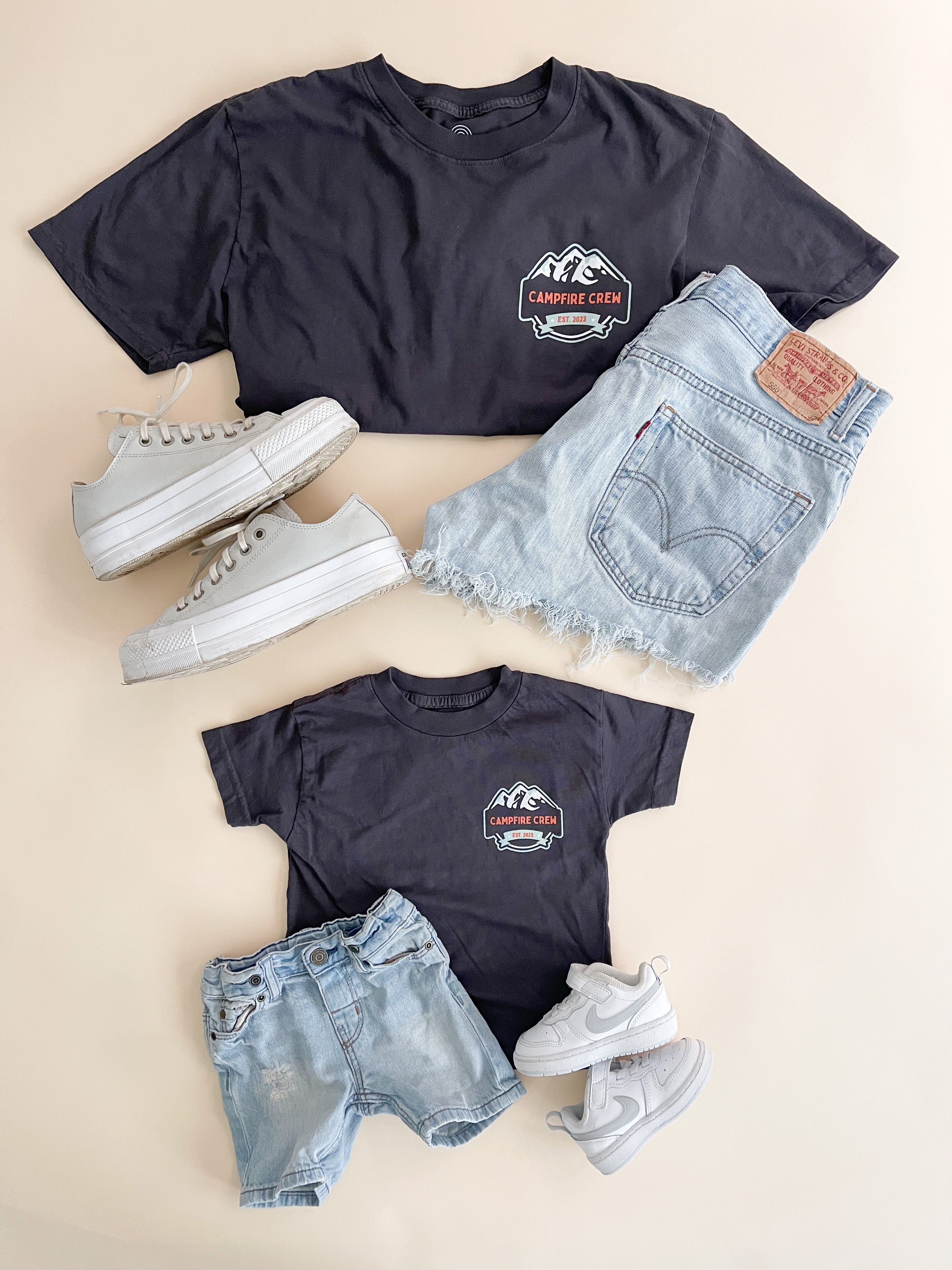 MEET ME AT THE CAMPFIRE Kid Tee