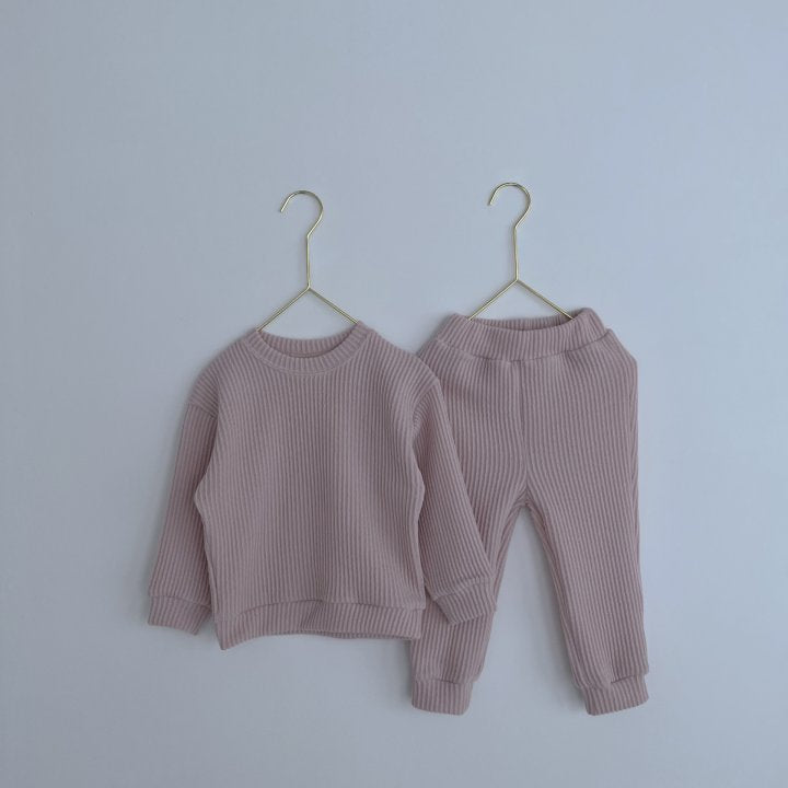 Ribbed Lounge Two-Piece Set