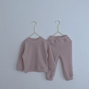 Ribbed Lounge Two-Piece Set