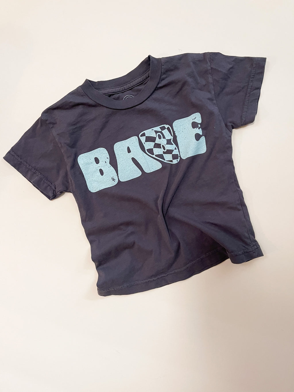 BABE Retro Checker Yin Yang Tee