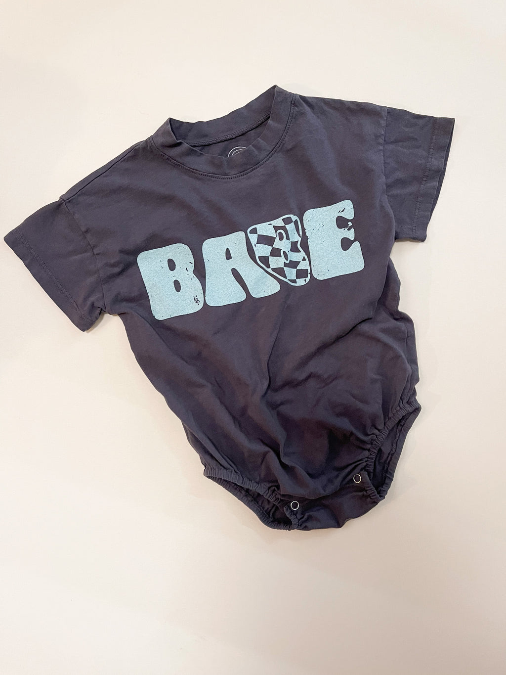 BABE Retro Checker Yin Yang Romper