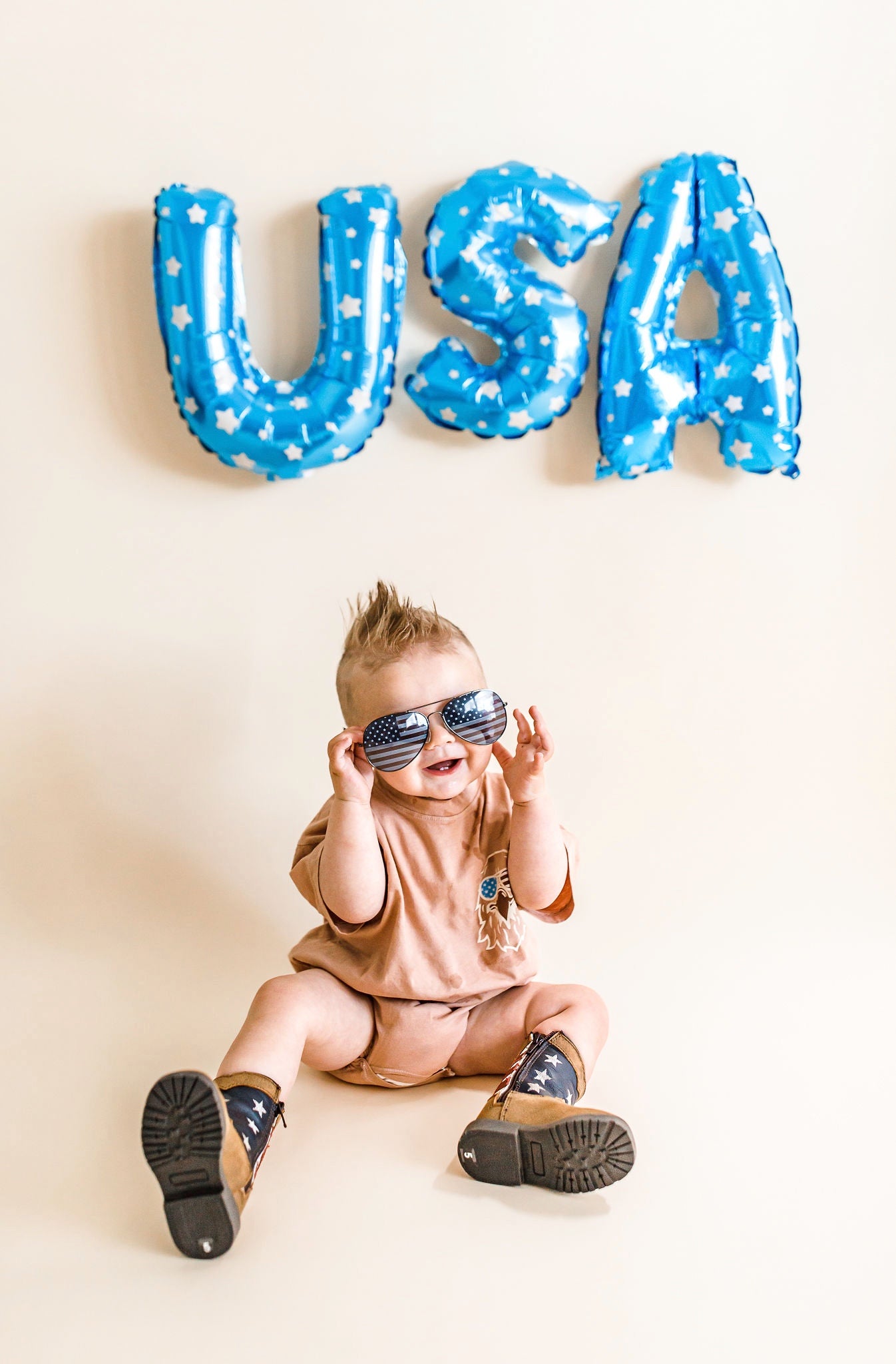 USA Eagle Tee Romper