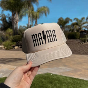 MAMA Lightening Bolt Trucker Hat