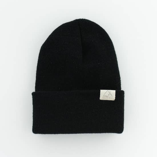 Jet Black Beanie