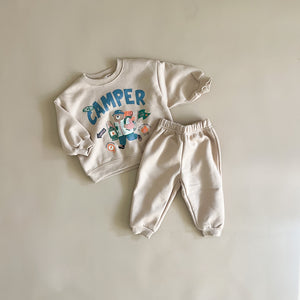 Camper Bear Two Piece Sweat Set