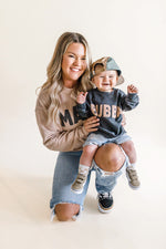 Mama Puff Print Pullover