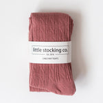 Mauve Cable Knit Tight