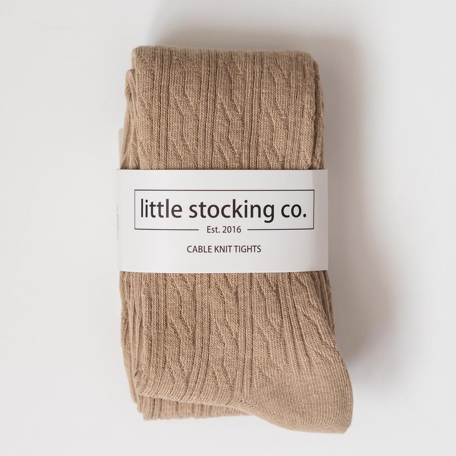 Oat Cable Knit Tight