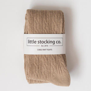 Oat Cable Knit Tight