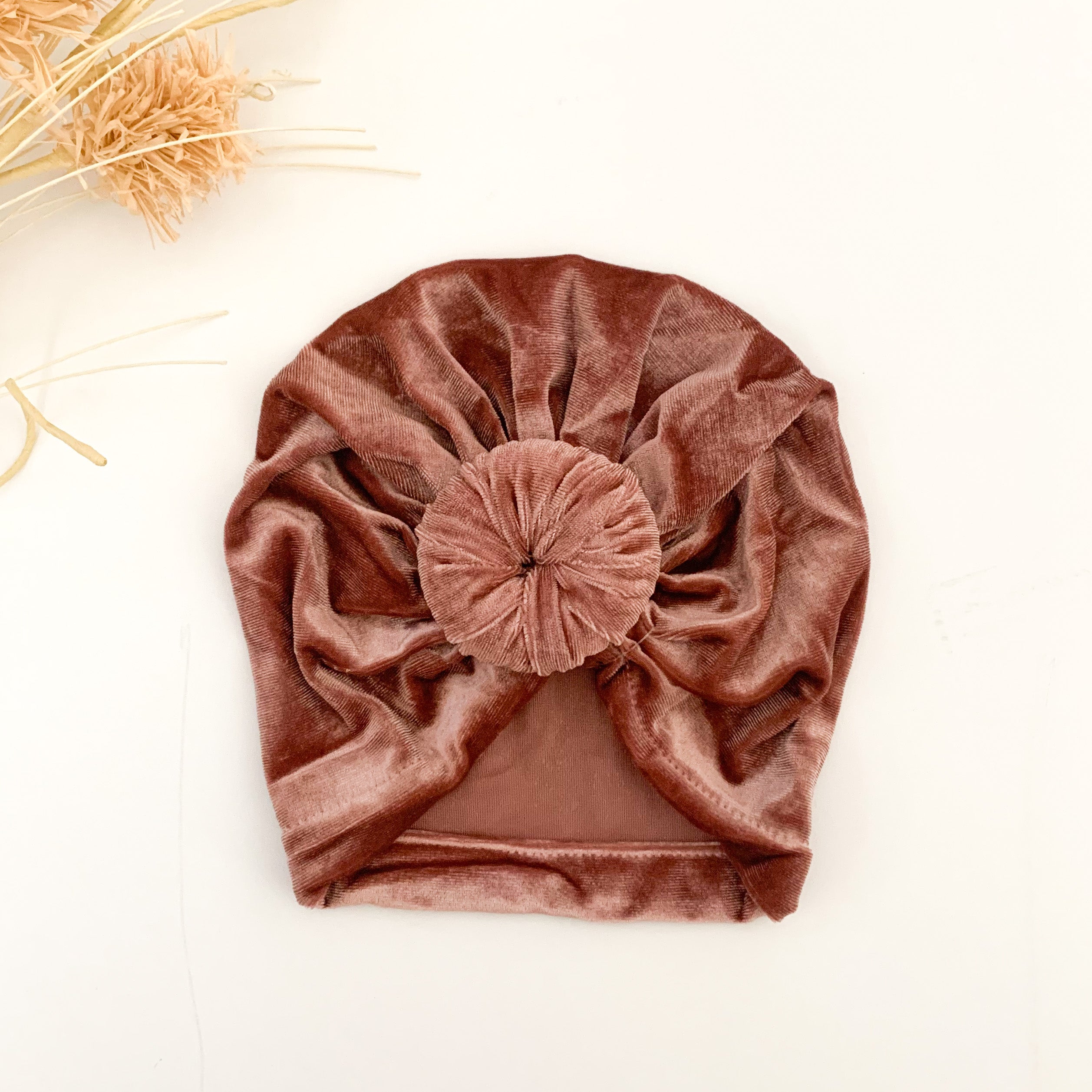 Velvet Toddler Knot Turbans