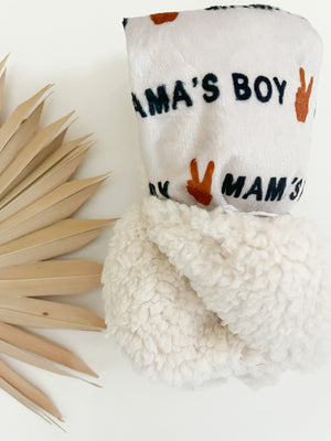 Organic Minky LOVEY- Mama’s Boy ✌