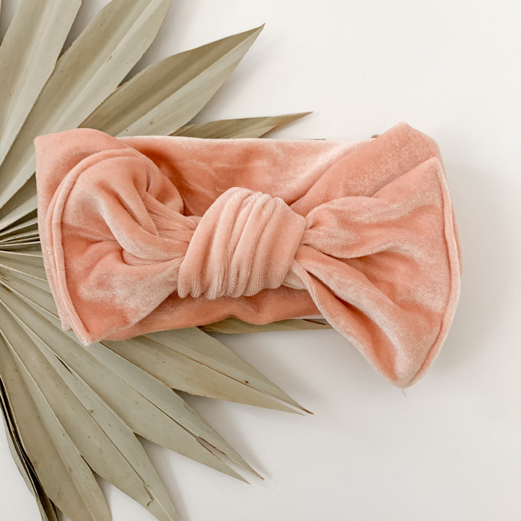 Rose Velvet Head wrap