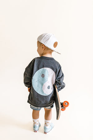 BUBS Checkered//Yin Yang Pullover