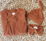 Terra Cotta Knotted Beanie