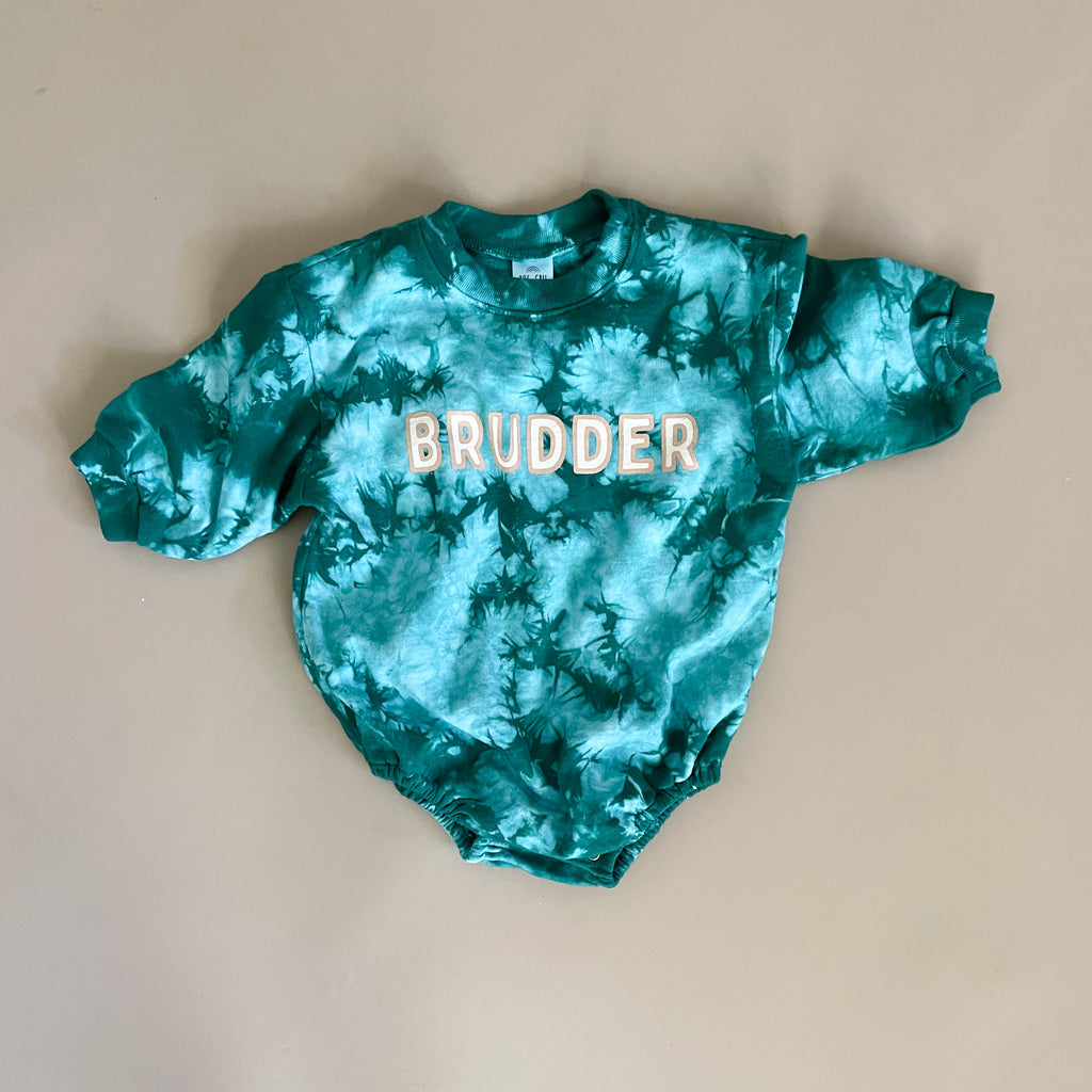 BRUDDER Tie-Dye Sweater Romper