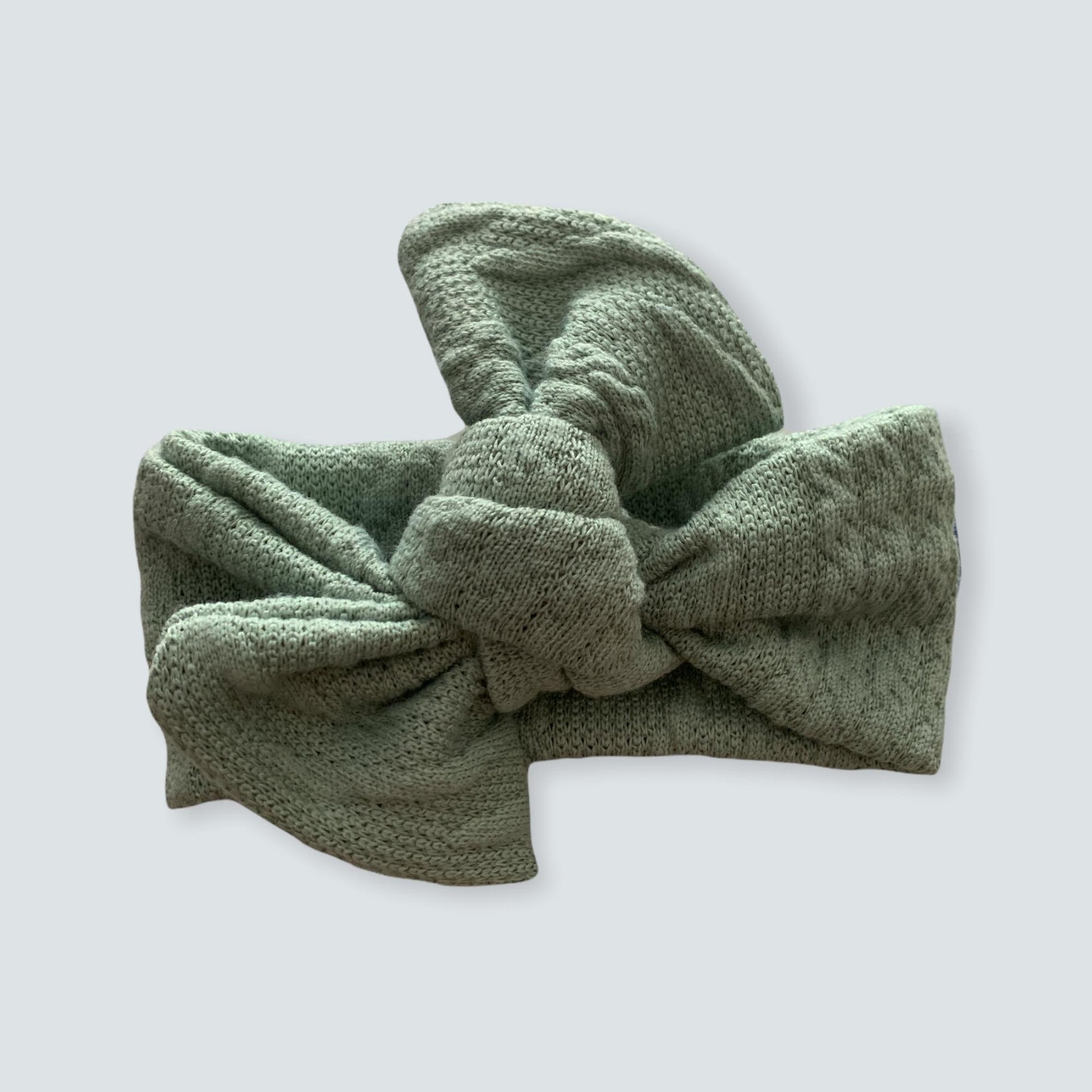 Sweater Bow Knot- Sage Green