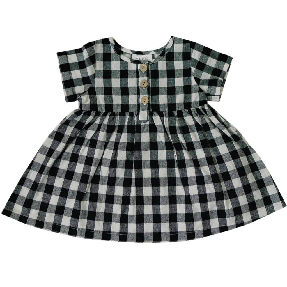 Black + White Checkered Dress