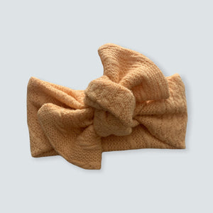 Sweater Bow Knot- Muted Pumpkin