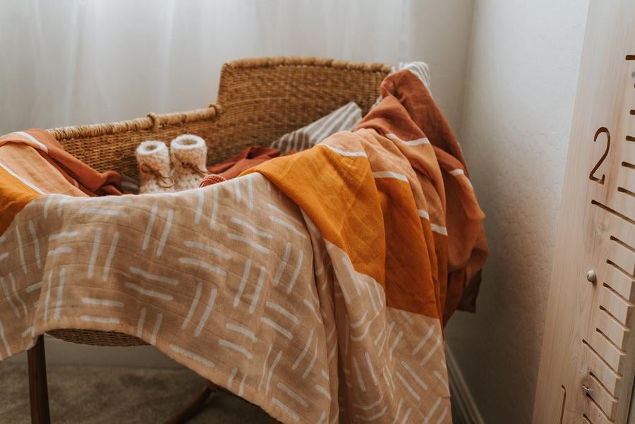 Wanderlust Muslin Swaddle