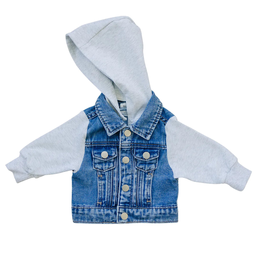 Hooded Jean Jacket