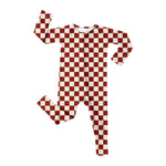 Red Checks-Hoilday Bamboo Convertible Romper